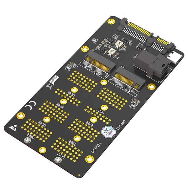 NVME M.2 til SATAIII og SFF 8643 Konverter Adapter til Computer