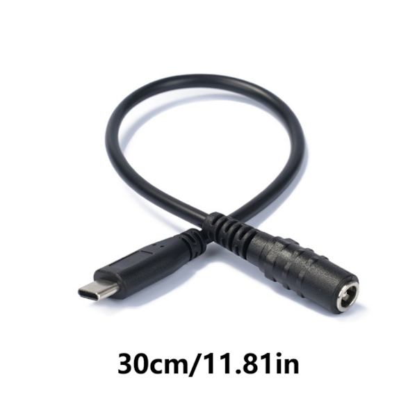 Type C Han til DC5521 5.5x2.1mm Hun Stik USB C Strømadapter