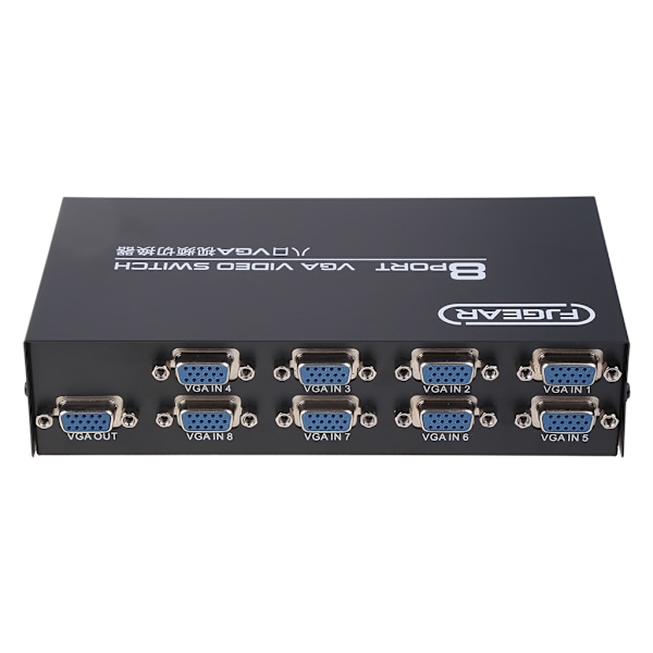 8 Port VGA Switch Video Switcher Box 1920*1440 250MHz 8 in 1 ut väljare för PC