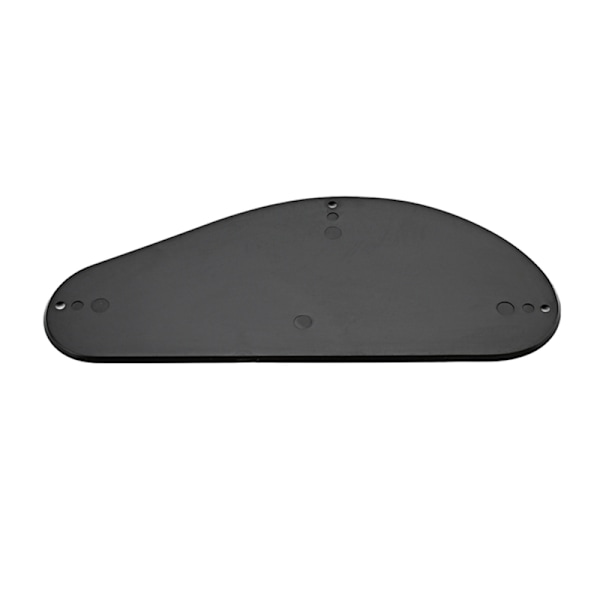 Svart Plast Basgitarr Kavitetslock Bakplatta Kablage Bakstycke Gitarr Bas Plektrumskydd Gitarrtillbehör Gitarrdelar