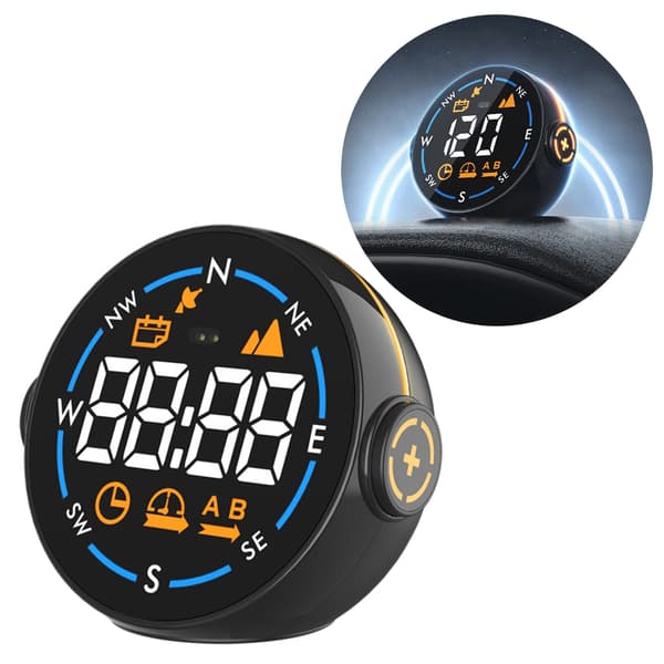 Bil HUD Head-Up Display Speedometer Hastighedsadvarsel Højdeinstrument