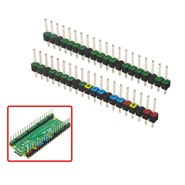 2 stk. hanstik samling 20-pin konfiguration 2,54 mm afstand til robotteknologi