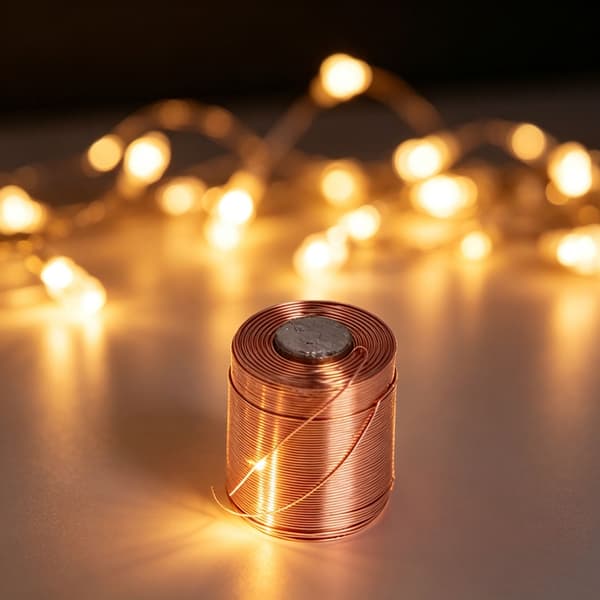 Kobbertråd Elektromagnetisk Spole Magnetisk Levitation Spole Cylindrisk Lys