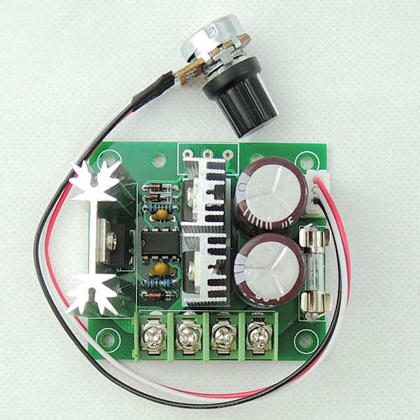 för DC-motorhastighetsregulator High Power Drive Module PWM Styrström Spänning Hastighetsregulator för DC 12V-40V Max 10A