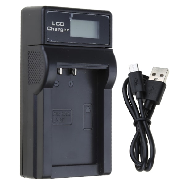 LCD USB LP-E17 Batteriladdare Ersättning för Canon EOS M3 M5 M6 200D 760D 750D 800D 77D Rebel T6i T6s Kamerabatteri