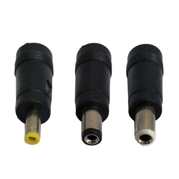 Universal DC3.5x1.35mm hona till DC4.0x1.7mm/5.5x2.1mm/DC5.5x2.5mm hane-adapter för bärbar dator, kamerakontaktomvandlare 5.5x2.5mm