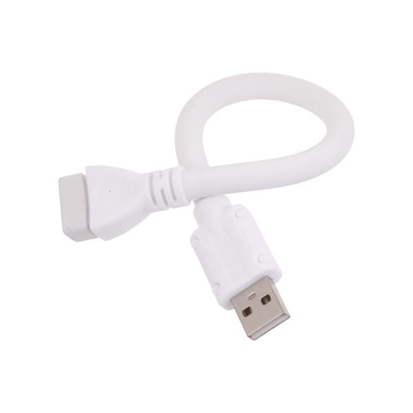 Alsidig USB-forlængerledning med svanehals, strømadapterlinje til USB-enheder