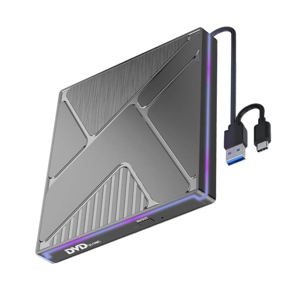 Extern Diskbrännare USB3.0 Bränner Snabbt För Stationära Bärbara Datorer