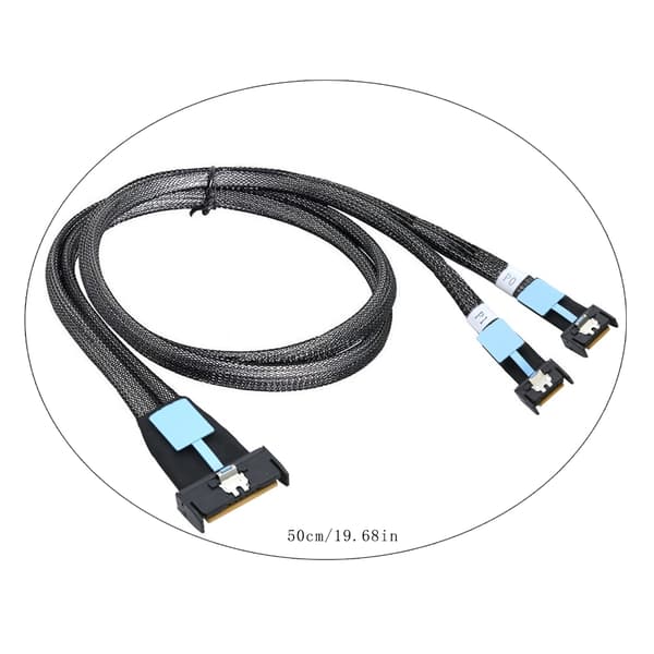 Høyhastighets PCIe Gen5 Splitter Kabel Server Datakabel Effektiv 50cm