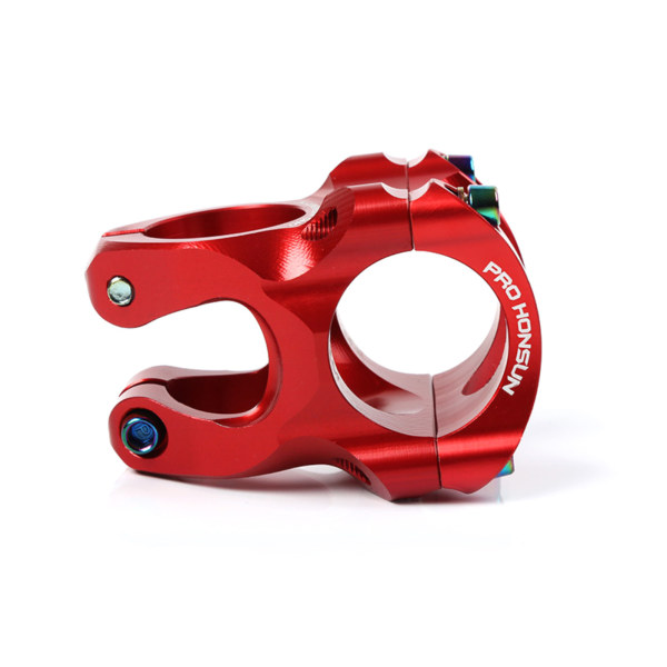 Ultralätt MTB-cykelstam CNC-styre Cykelkortstång styrstång i aluminiumlegering Red
