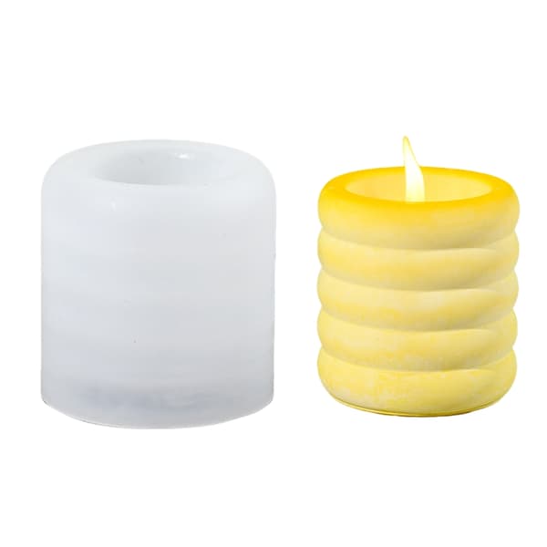 Silikonform for kreative DIY-prosjekter Fem ringer design Solid og fleksibel