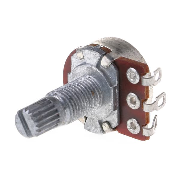 A25K Potentiometer Splinead Pot Elgitarr Bas Effektförstärkare Ton Volym 18mm