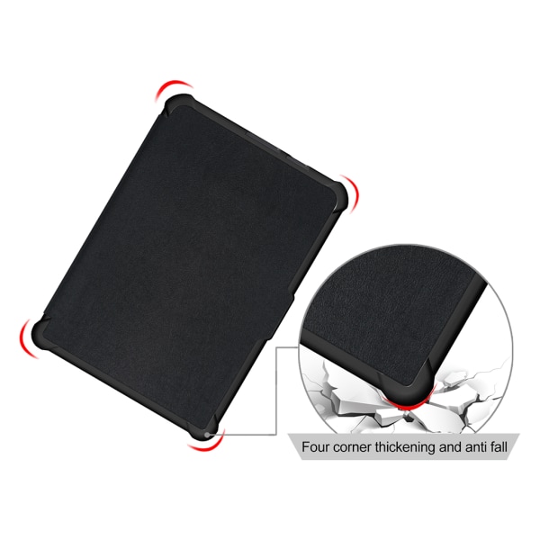 e-bok för Smart Cover för Case För Kobo Clara Clear Ultra Slim TPU Läder Skyddsfodral Flerfärgad White