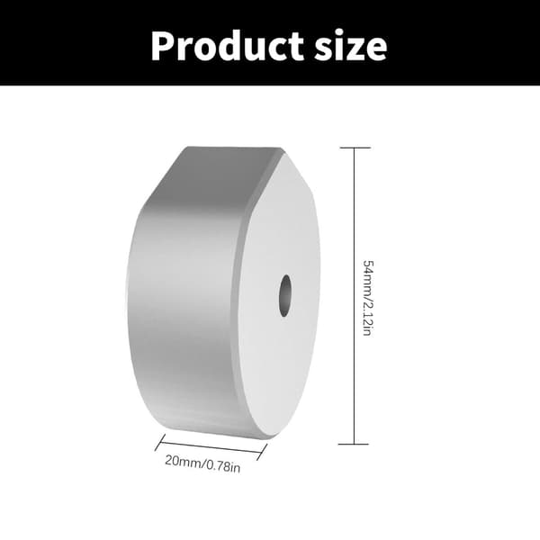 Aluminium Adapter til Satellit Support til Kamera 1/4inch Tilslutning
