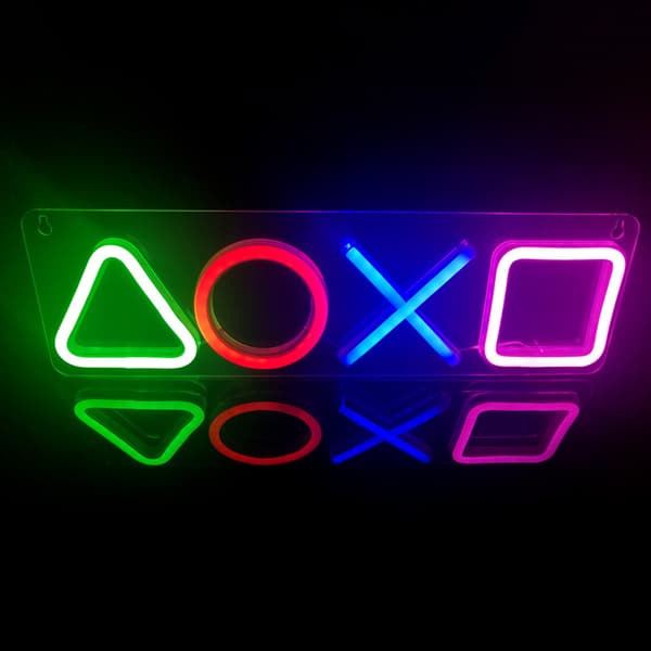 Neonlys Gaming til Soveværelser Vægdekorationer LED Neonlys til Værelser