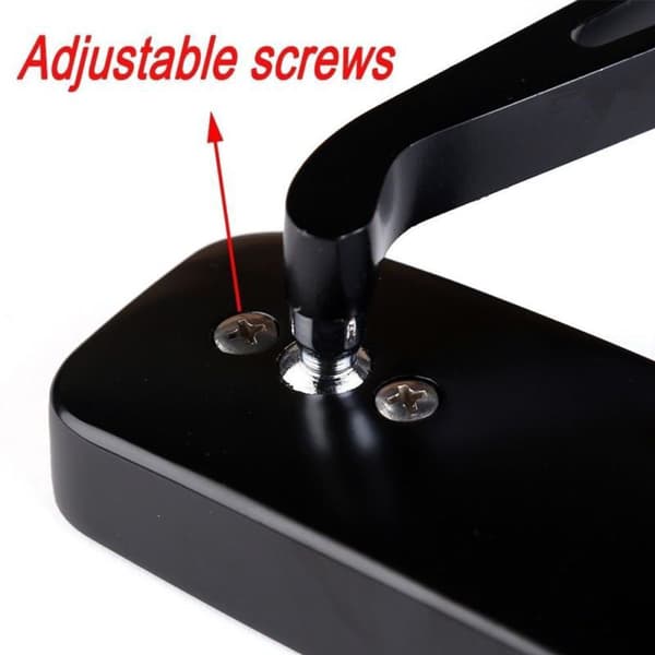 2st Universal Motorcykel Backspegel Styre Sidospegel Justerbar