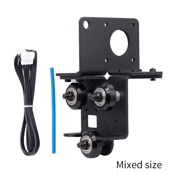 3D-skrivare Uppgraderingskit Dubbelväxlad Extruder Monteringsplatta Remhjulssats för Ender 3