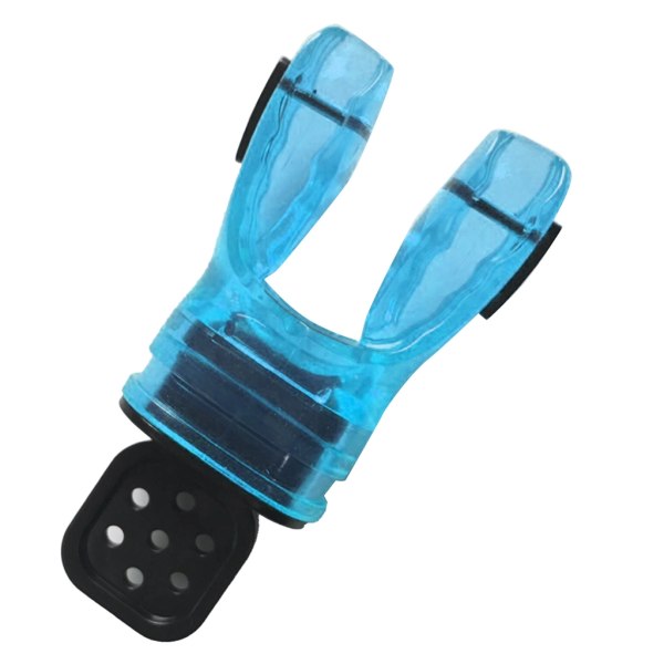 Universal termoplastisk snorkelregulator munstycke för dykning Surfing snorkling Ej giftigt antiallergiskt säkert Blue