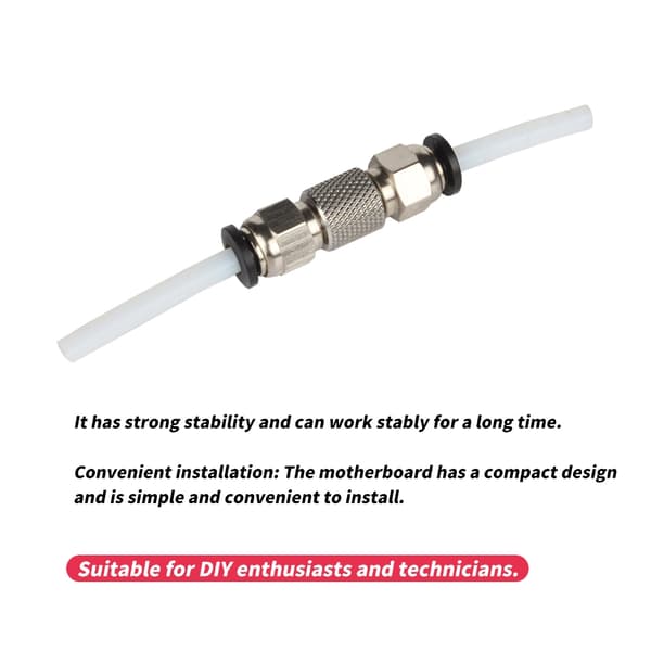 3st Pneumatiska PTFE-rör Push In Snabbkopplingskontakt för X1 X1C P1P P1S