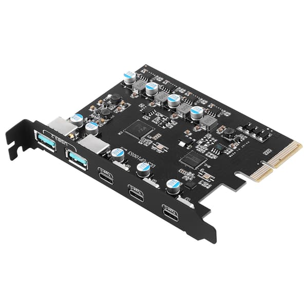20 Gbps USB 3.2 PCIe-kort 5-portars PCI-E till USB3.2 Typ C expansionsadapterkort