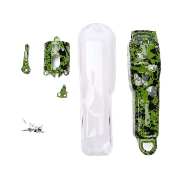 Elektrisk hårklippare för Shell Kit Camouflage Trimmer DIY Cover för Wahl 8148/8 Green