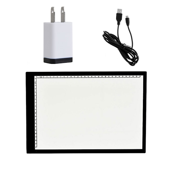 LED-piirtoalusta taiteilijoille, tatuoijille, A4-kokoinen piirtolevy, pöytämalli, sapluunanäyttö