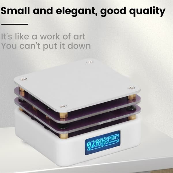 65W Mini Varmeplate Forvarmer Opparbeidingsstasjon PCB-kort Lodding