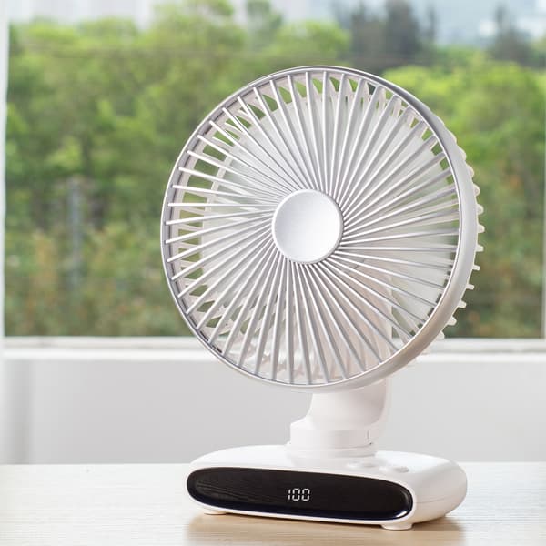 3600mAh 6-trins hængende loftventilator USB-hængende ventilator til hjemmebadeværelse