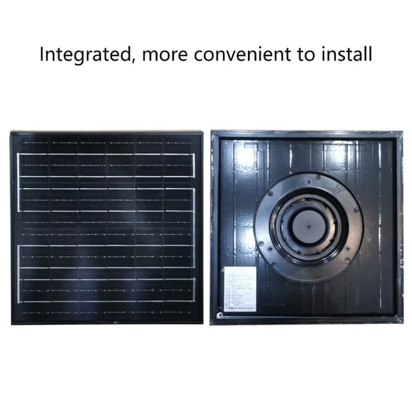 Solpanel Udstødningsventilator Uden Batteri Ventilationsventilator Til Skure Hønsehuse Brug