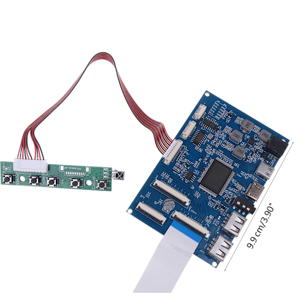 30pin/40pin LVDS EDP LCD Display Driver Board Panel LVDS Laptop Display Panel Support Hdmi-kompatibel signalingång 30PIN EDP