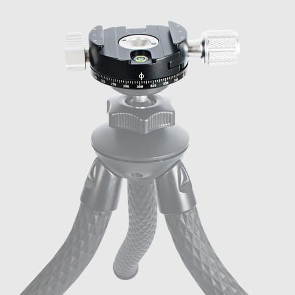 360 Panoramisk Stativhode Kamera Telefon Video Feste Universal DSLR Monopod