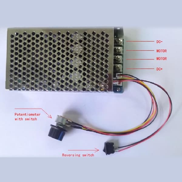 DC10-50V 100A 3000W PWM Motor Motorhastighetskontroller for Børstemotor