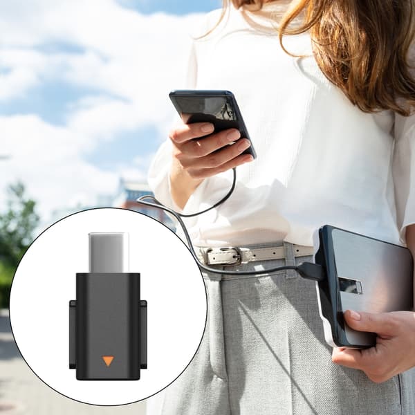För Mic Mini Mobiltelefon Adapter Typ C Smartphone PC Anslutning Dator