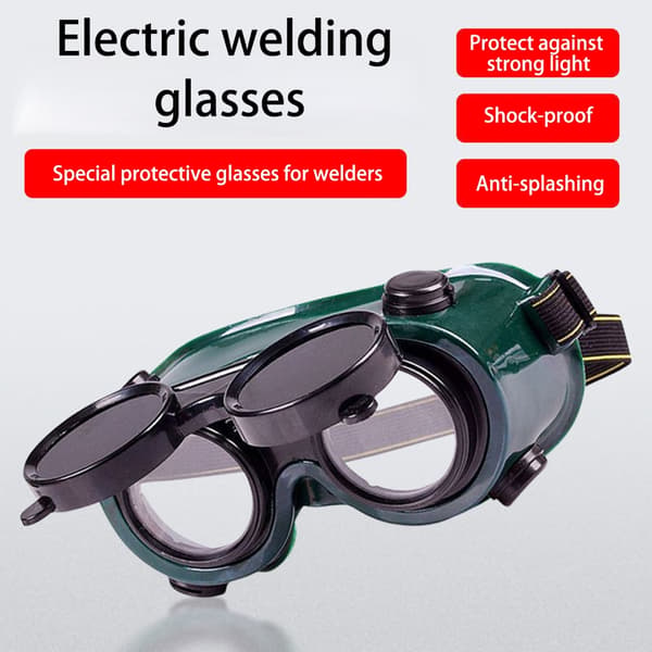 AntiSplash Svetsglasögon Lätta Uppfällbara Glasögon Polykarbonatlins