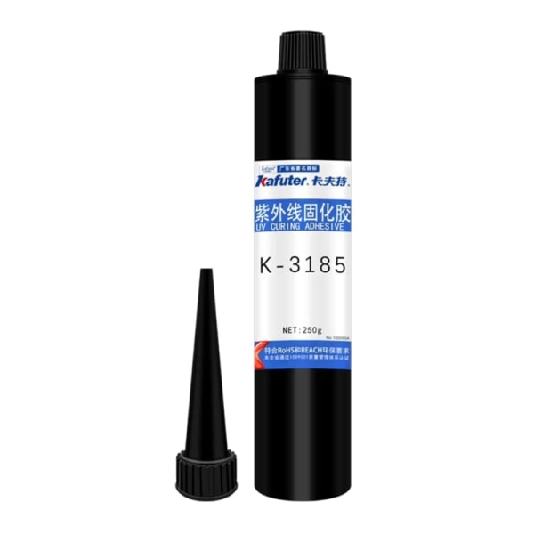 60g/250g UV-lim K-3185 UV Curling-lim för mobiltelefonglasreparation Stark vidhäftning Vattentäta UV-lim 250g