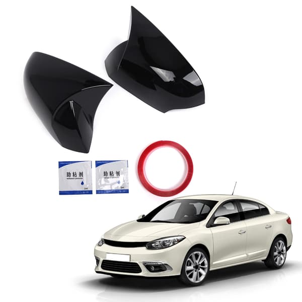 Biltillbehör Sidospegelkåpa för Fluence MK3 2008-2013 Bil Styling