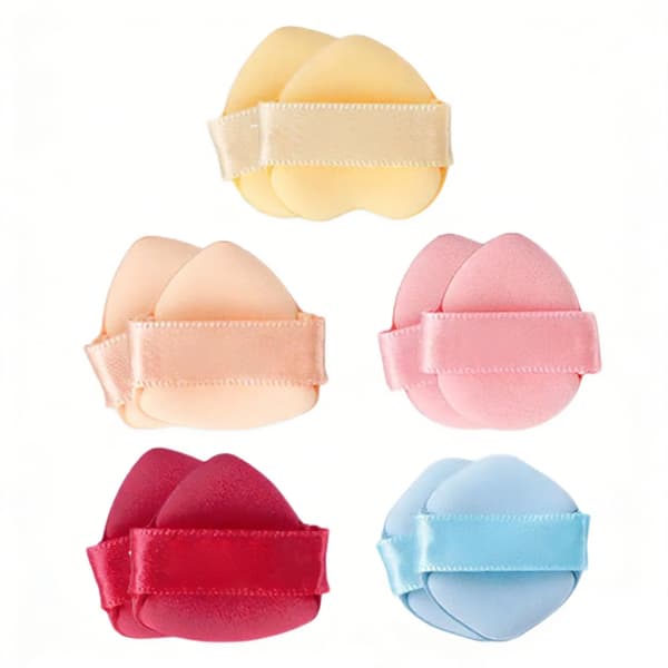 Resevänlig sminkpuffkollektion lämplig för alla hudtyper