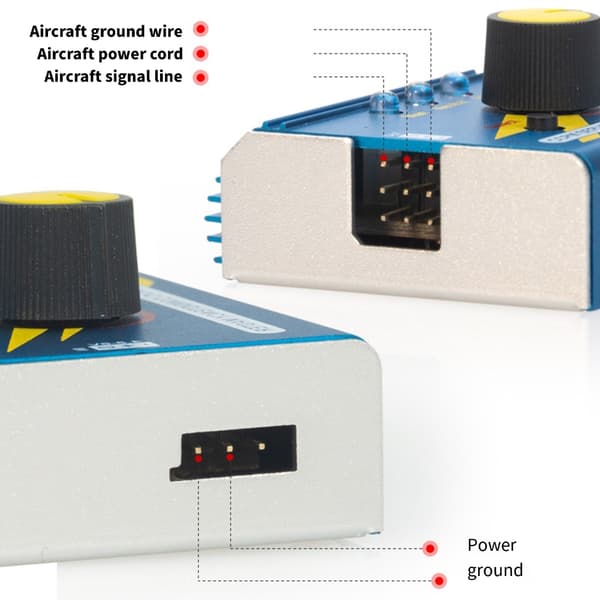 Aluminium Multifunktions ESC'er Kontrol CCPM Servo Konsistensmåler