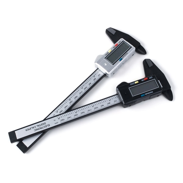 Digital Elektronisk Vernier Bromsok 150 mm Tatuering Ögonbrynslinjal mätverktyg