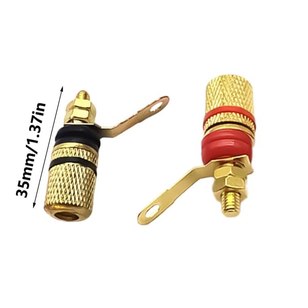 Profesjonelle bindepostmutter bananpluggportkontakter belagt for 4 mm