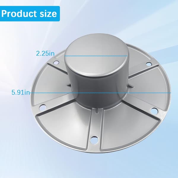 Bordsbensskruvar Aluminium Monteringsfäste Säkert Stöd Silver