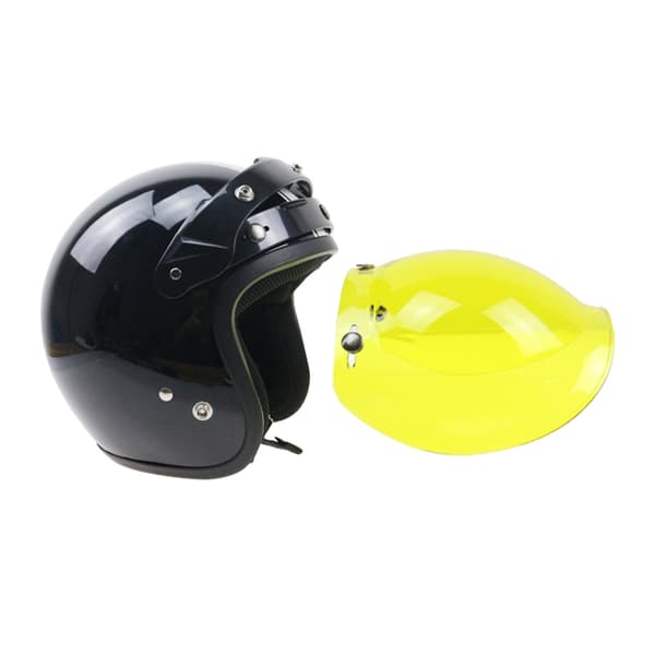 Motorcykler Sort UV-adapter Flip Up Base-tilbehør til Snaps Bubble Shield White