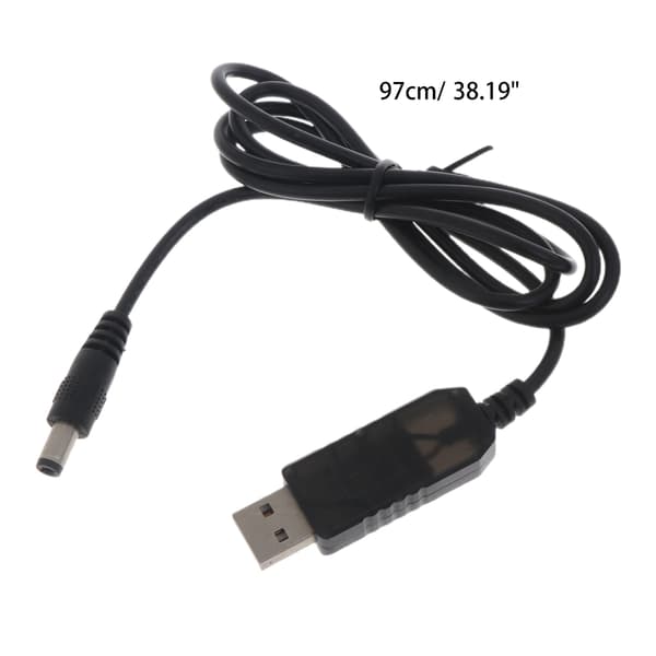 USB til DC 5.5x2.5mm til DC 4.2Volt Strømplugg Koblingskabel USB til DC