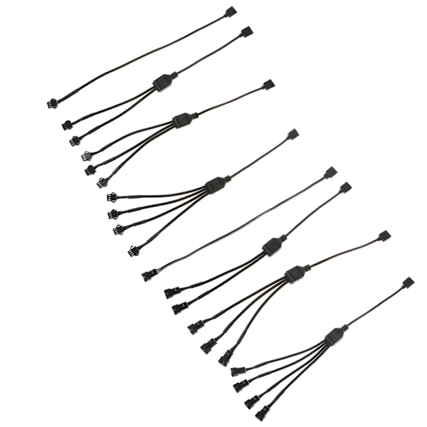 5V 3PIN till JST SM 3Pin fläktgränssnitt hona/hane-adaptersladd för moderkort SYNC överföringsförlängningskabel Hållbar B 3
