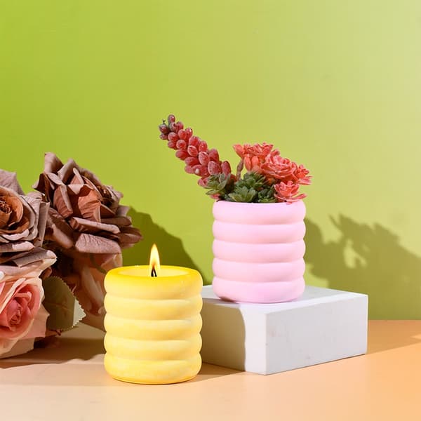 Silikonform for kreative DIY-prosjekter Fem ringer design Solid og fleksibel