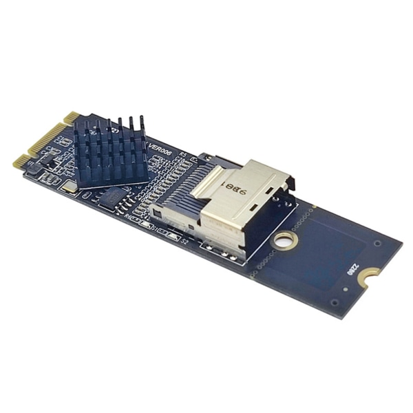 Utöka lagringskapaciteten med M.2 NVME till SFF 8087 Adapter Card Expansion Card Mini SA36PIN/SATA hårddiskadapter A