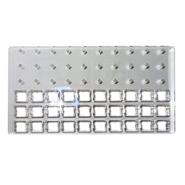 Akrylplade til Smøring af Kontakter Mekanisk Tastatur Kontakt Tester Base DIY Værktøj Dobbelt Lag Akryl Lube Modding