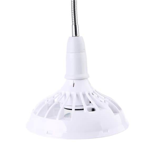 Universal 2-i-1 AC 220V E27 12W LED Lampe Loftventilator med LED Pære
