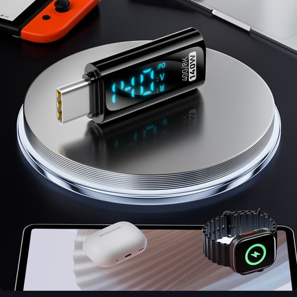 USB C Hun til USB C Han Adaptere Praktisk Opladning og Dataoverførsel
