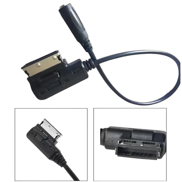AMI til Aux 3,5 mm stereoadapterkabel til W207 W204 W221 bilradioforbindelse
